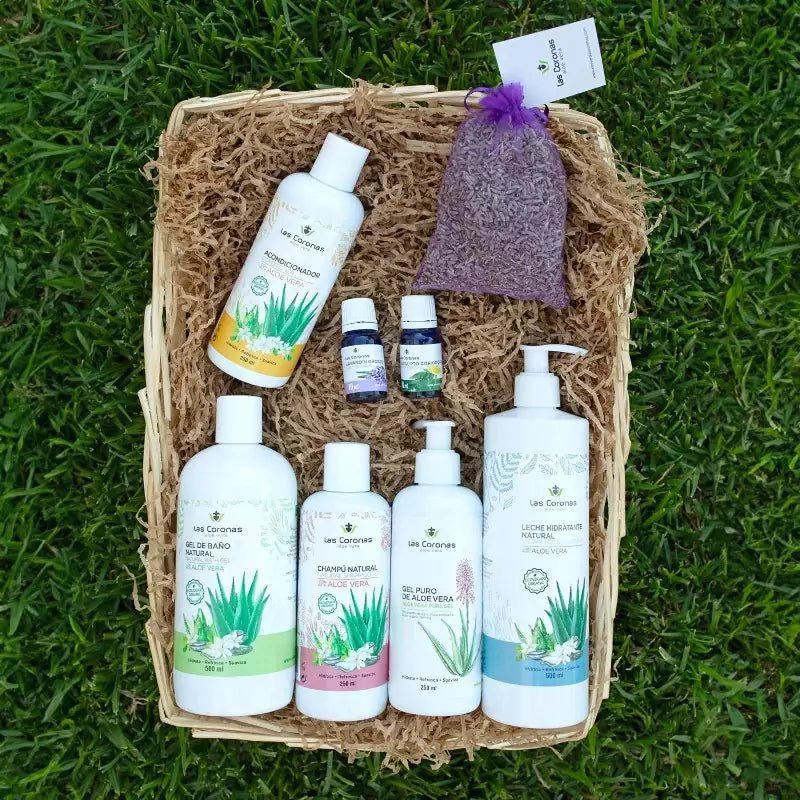 Cesta Aloe Vera Beauty - Cosmética Natural - Aloe Vera Las Coronas