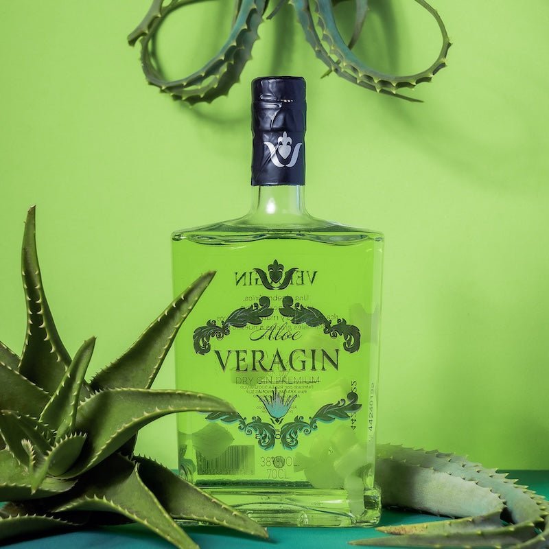 Ginebra Aloe Vera VERAGIN Premium 70cl - Aloe Vera Las Coronas