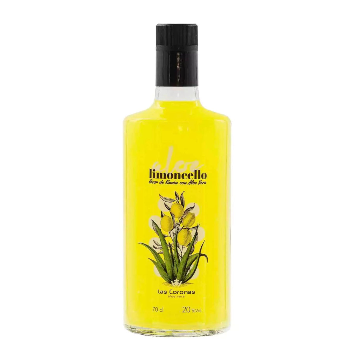 Limoncello con taquitos de Aloe Vera 70cl - Aloe Vera Las Coronas