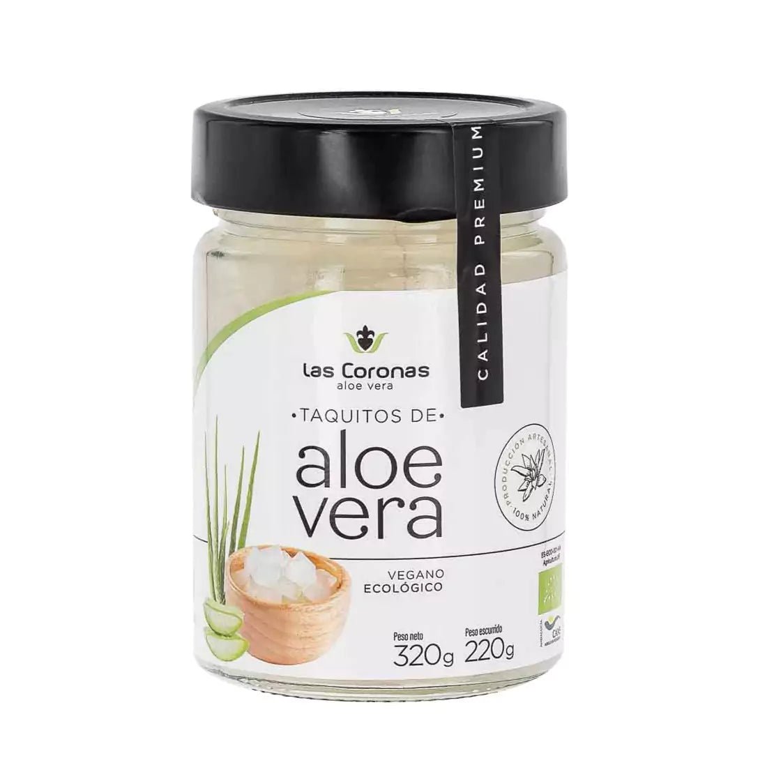 Taquitos de Aloe Vera Ecológico 320gr - Aloe Vera Las Coronas