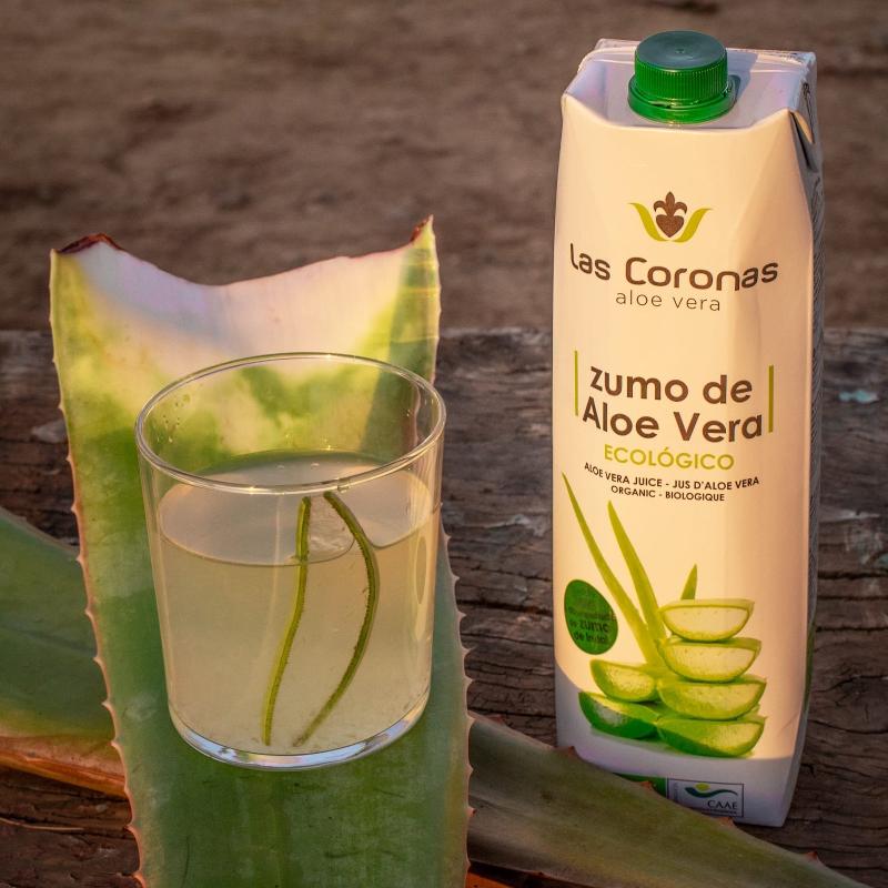 Zumo Aloe Vera Ecológico y Vegano 1 L - Aloe Vera Las Coronas