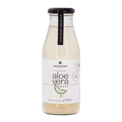 Zumo de Aloe Vera Ecológico PREMIUM con pulpa Artesanal 500ml - Aloe Vera Las Coronas