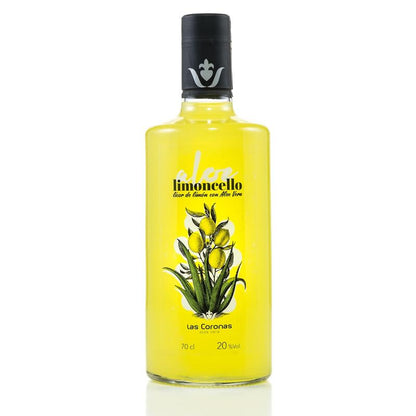 Limoncello con taquitos de Aloe Vera