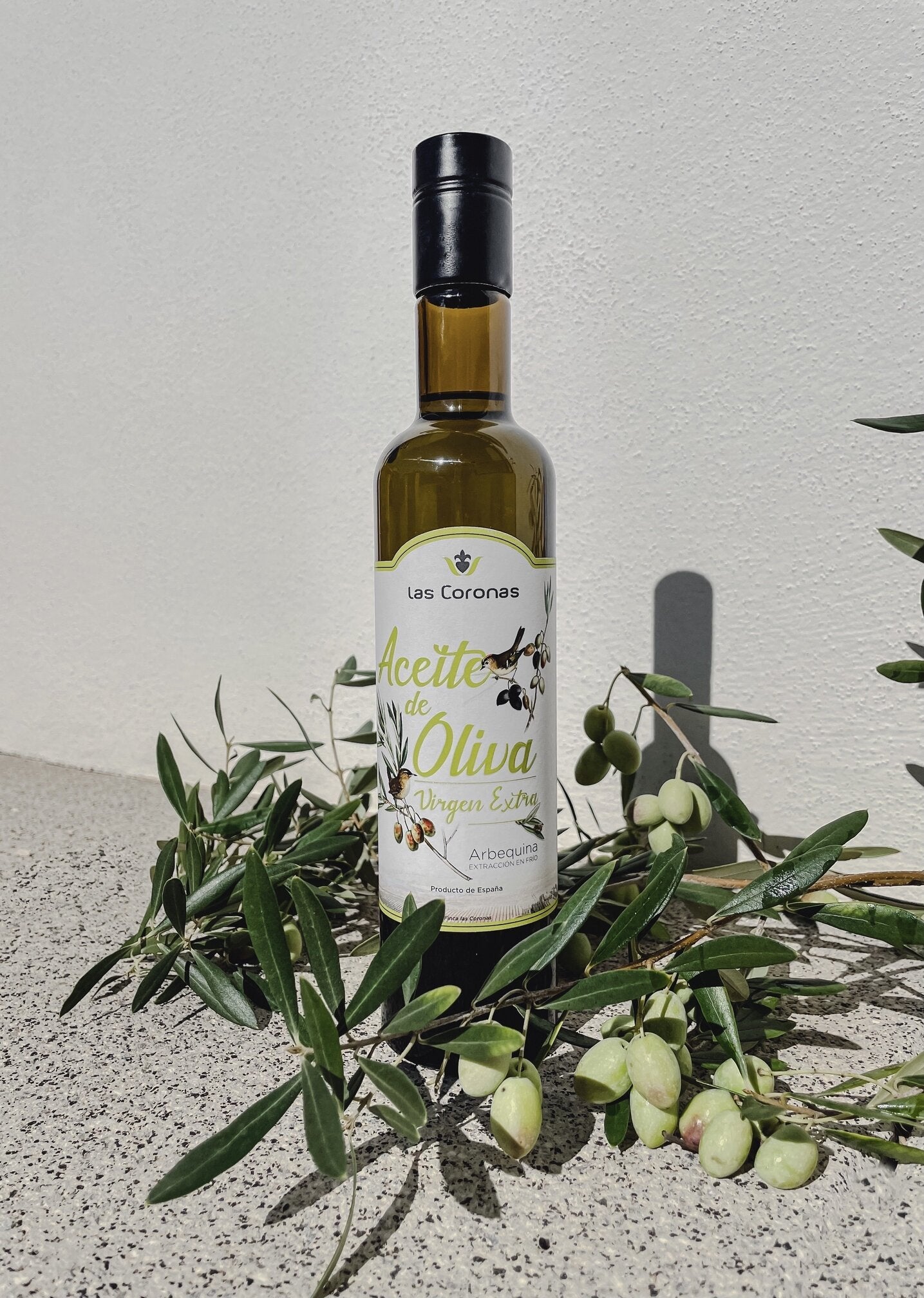 Aceite de oliva virgen extra Las Coronas Arbequina