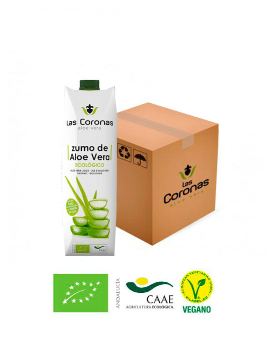 Pack de 6 Zumos de Aloe Vera Ecológico y Vegano Las Coronas