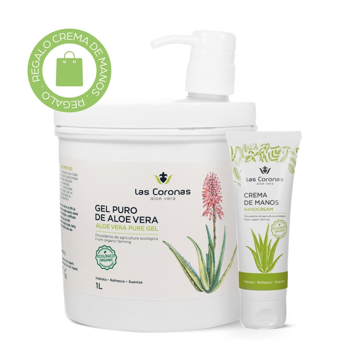 Gel puro ecológico de Aloe Vera 1L - Aloe Vera Las Coronas